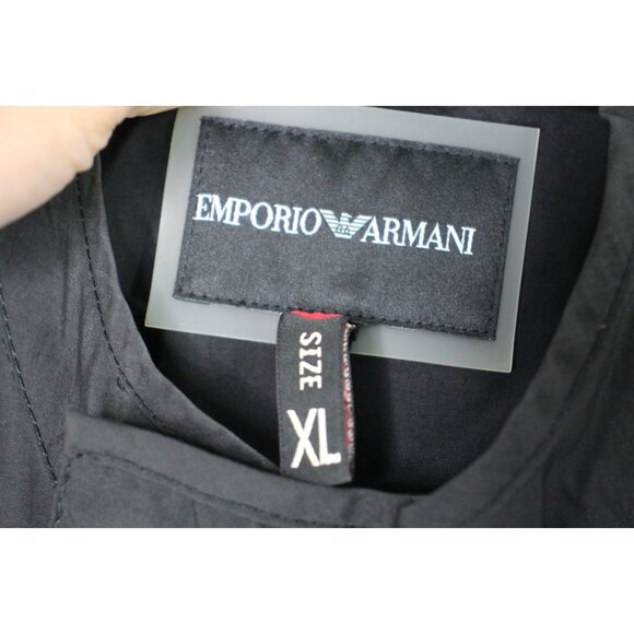 Vintage Emporio Armani Mens XL Biker Lightweight Jacket RARE H929 - Picture 7 of 8